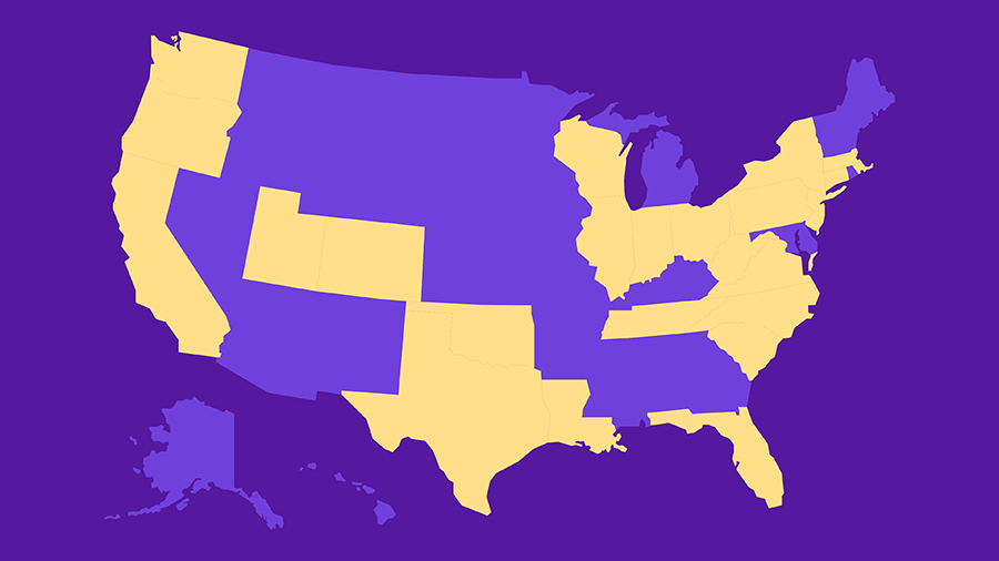 map of North America